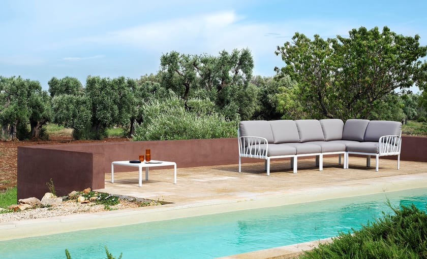 KOMODO ELEMENTO TERMINALE by Nardi - Elemento per divano modulare da giardino in polipropilene/tessuto - 16