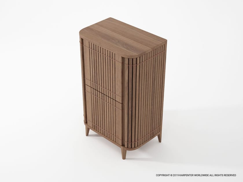 KOPPAR | Mobile bar by KARPENTER - Mobile bar in legno - 5