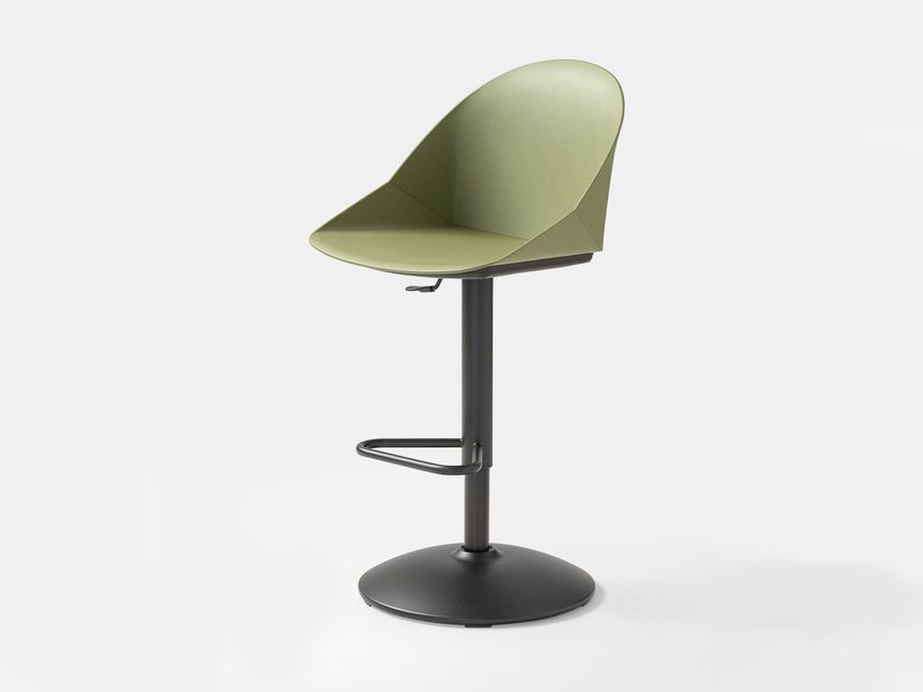 KROSS STOOL Polypropylene stool height-adjustable By Kastel