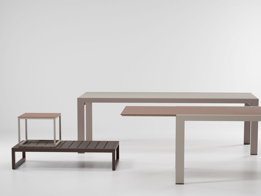 LANDSCAPE Aluminium coffee table By Kettal