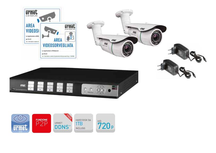 Sistema Di Sicurezza GW 5MP HD 1920P – DVR 8 Canali 5-in-1 E 8 Telecamere Varifocal Zoom 3.3-12mm