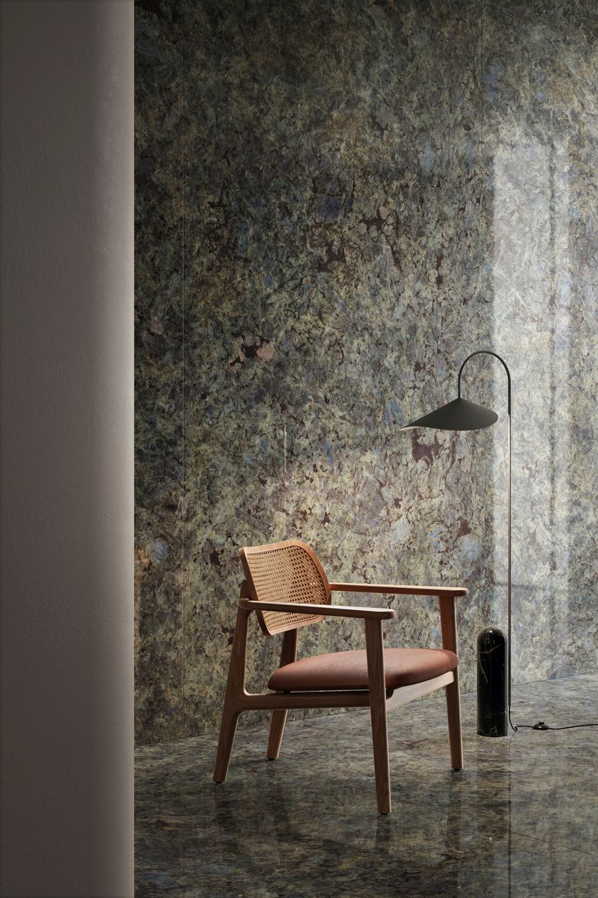 Pavimento/rivestimento in gres porcellanato effetto marmo LABRADORITE ...