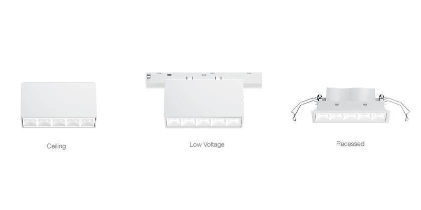 LASER BLADE XS GL PRO by iGuzzini - Lampada da soffitto a LED in alluminio - 2