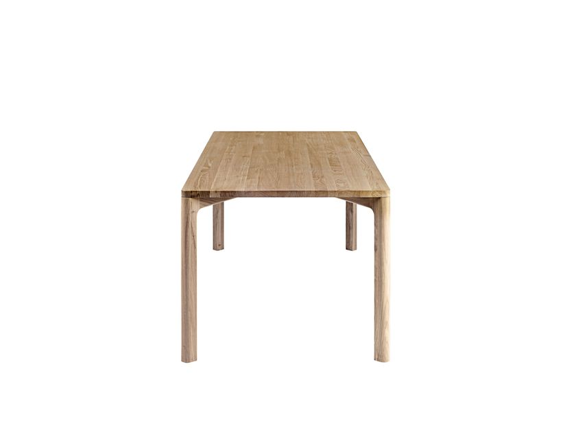 Rectangular solid wood dining table LAVADO By Woak design Rainer Bachschmid