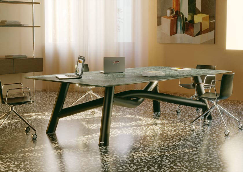 GAE by LAVA - Tavolo da ping pong in gres porcellanato e alluminio - 4