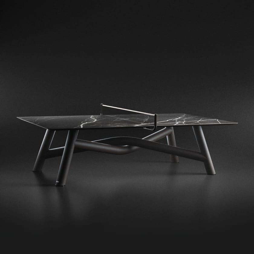 GAE by LAVA - Tavolo da ping pong in gres porcellanato e alluminio - 9