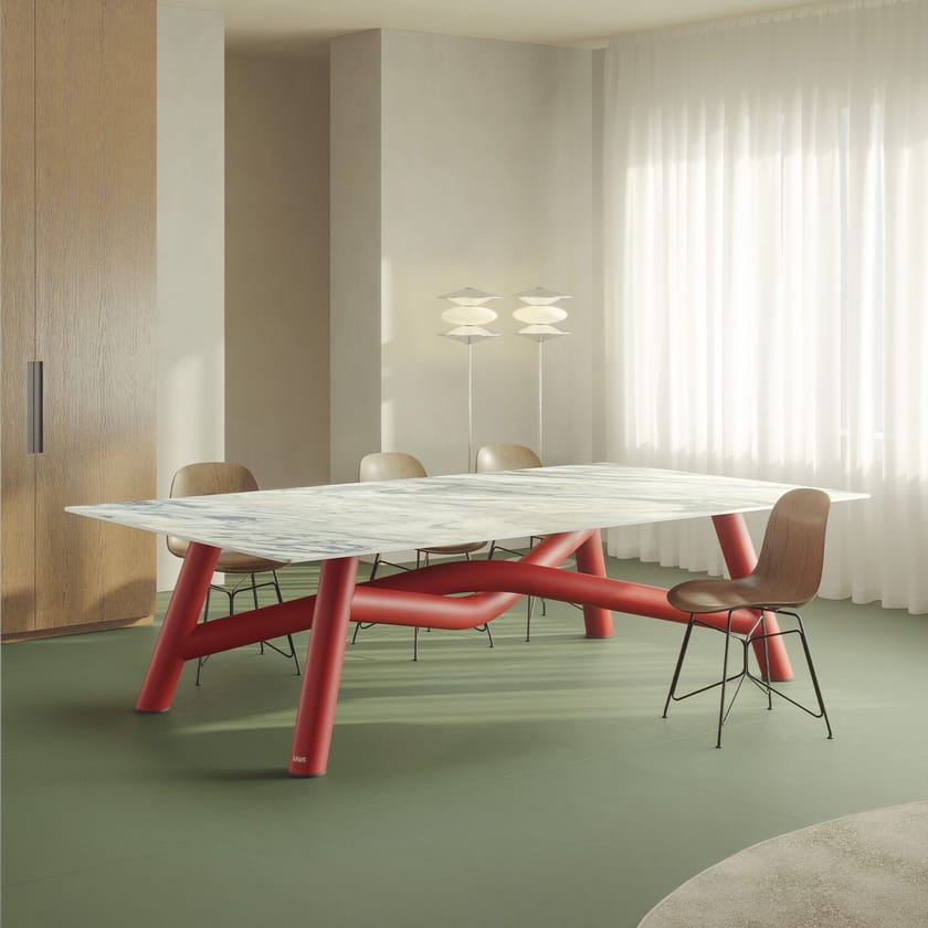 GAE by LAVA - Tavolo da ping pong in gres porcellanato e alluminio - 2