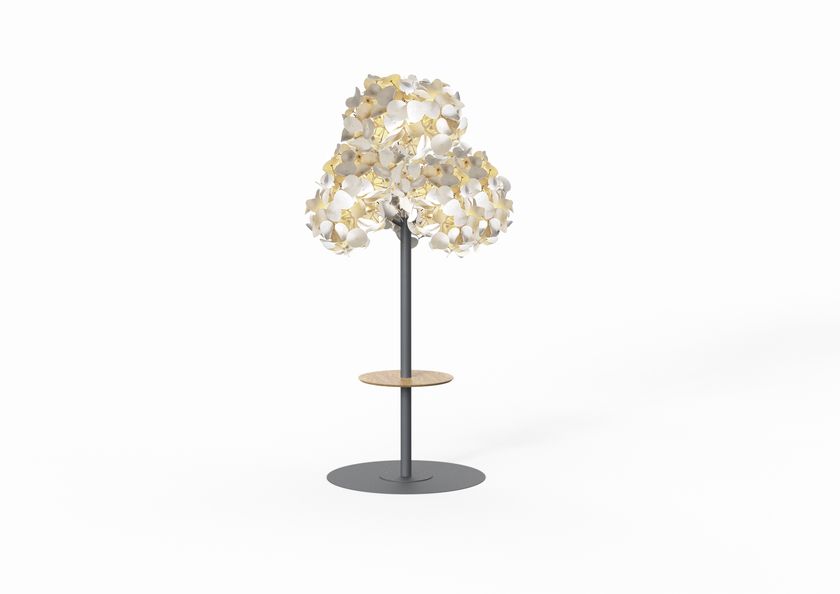 LEAF LAMP METAL TREE floor lamp acoustic By Green Furniture Concept
