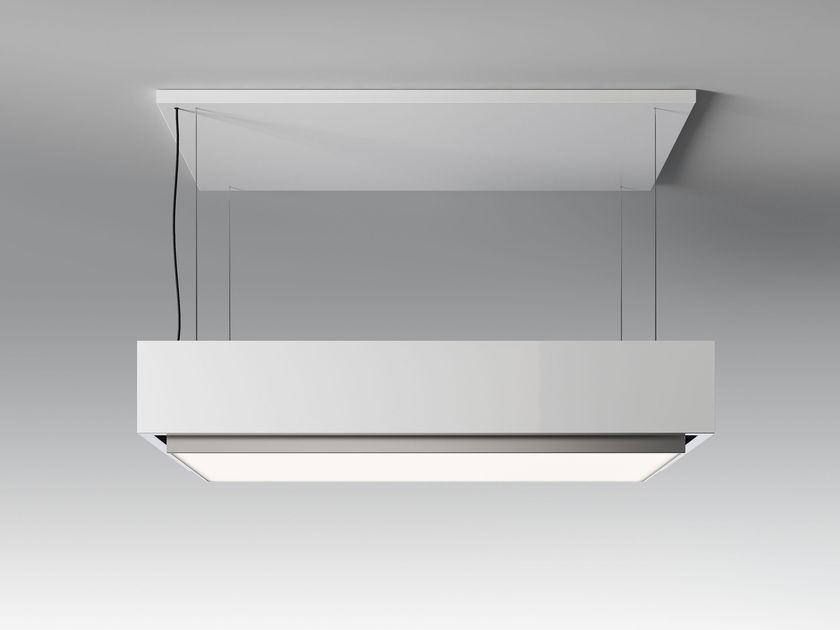 LEVANTE Stainless steel island hood with activated carbon filters with
