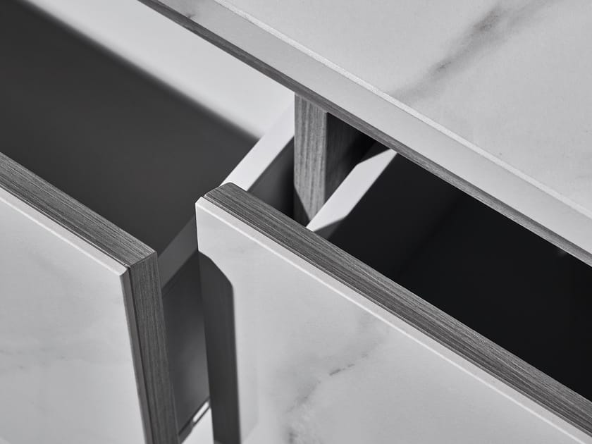 LINE by MIMIC - Mobile lavabo sospeso con cassetti - 2