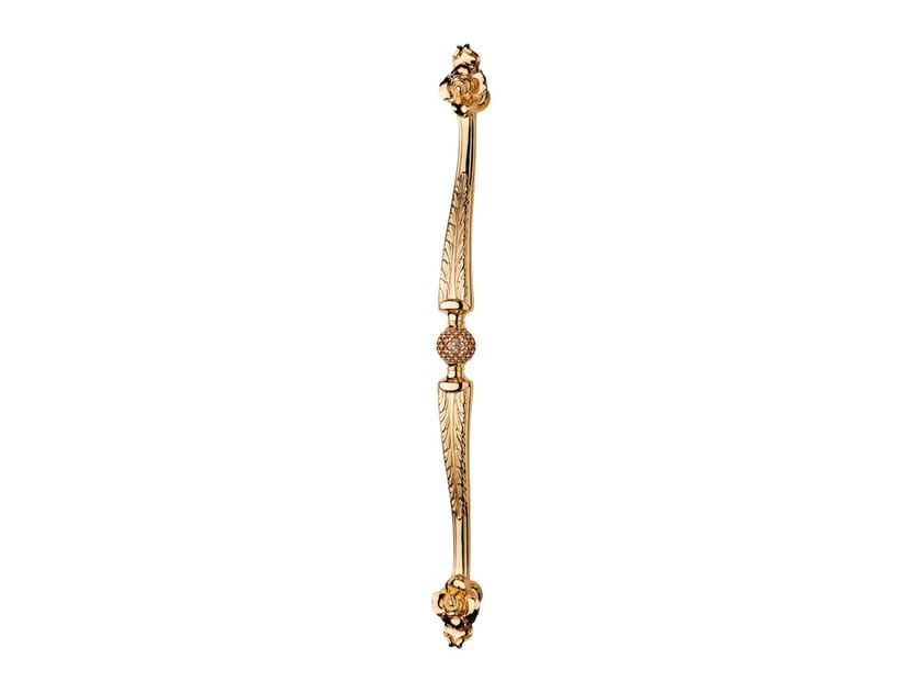 JEWEL Brass pull handle with Swarovski® Crystals By LINEA CALI'