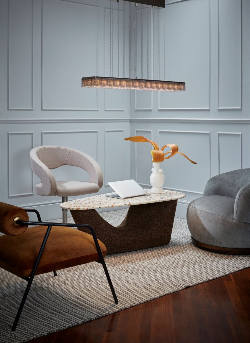 Contemporary style LED office metal pendant lamp LINEAL NO.2 By ...