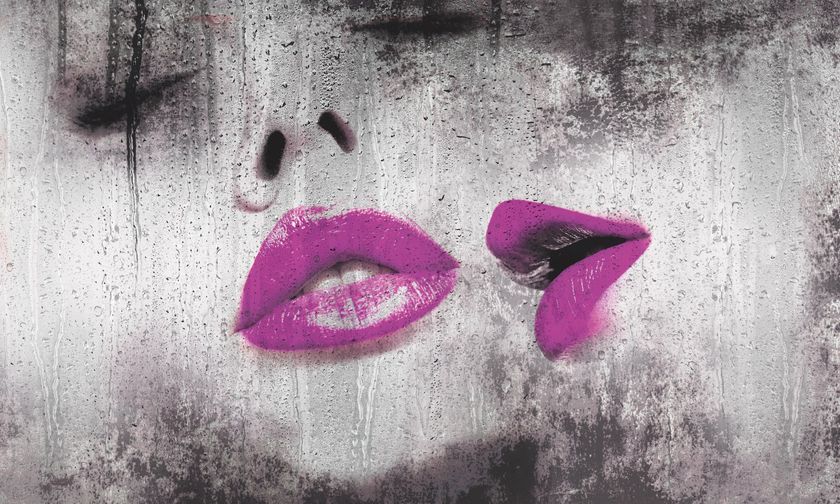 Adesivo In Vinile Hot Lips Kiss – Rosa Accesso – 3S Motorline