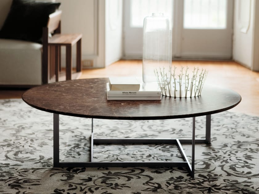 Round marble coffee table LONDRA 5 By Porada design Opera Design
