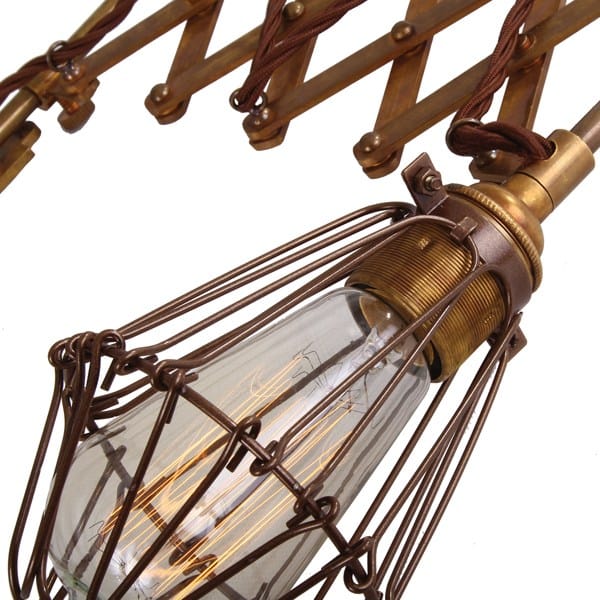LONN SCISSOR CAGE WALL LIGHT By Mullan Lighting