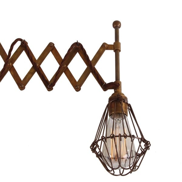 LONN SCISSOR CAGE WALL LIGHT By Mullan Lighting