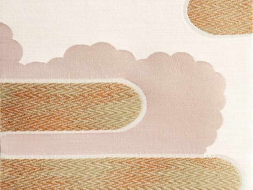 Jacquard fabric with graphic pattern LONTANO LONTANO By Dedar