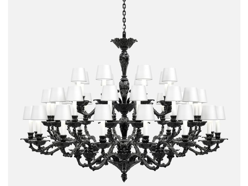 Direct light brass chandelier LOUIS CONTEMPORARY COLOUR By PRECIOSA Lighting