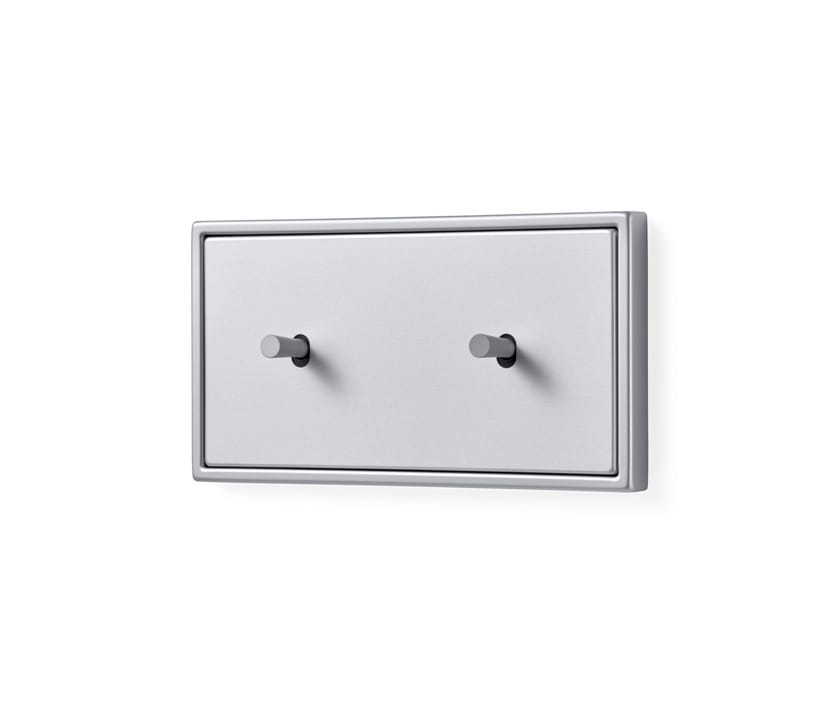 LS 1912 2X | Interruttore in alluminio by JUNG - 2x Interruttore in alluminio - 3