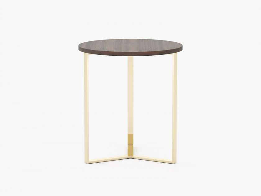 DILI Round wooden side table By Laskasas
