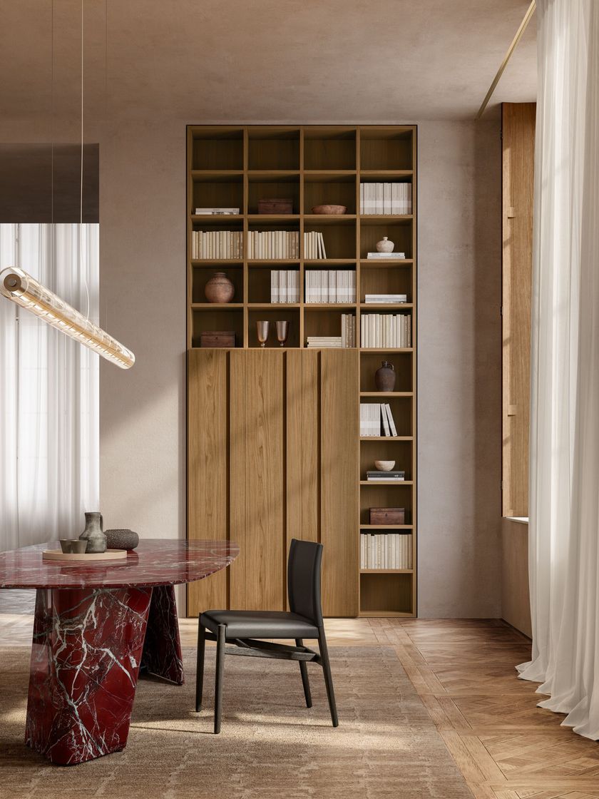 TRAVERSO Marble table By Lema