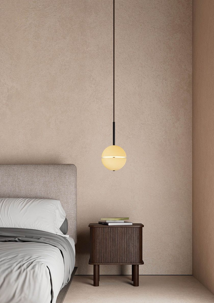 CASCADE SPHERE by Lladró - Lampada a sospensione fatta a mano a LED in porcellana - 7