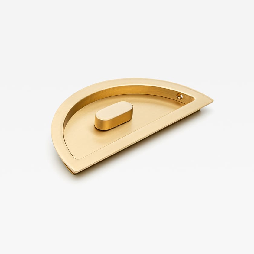 LUNA FLUSH WITH PRIVACY by Lo & Co Interiors - Maniglia ad incasso in ottone - 14