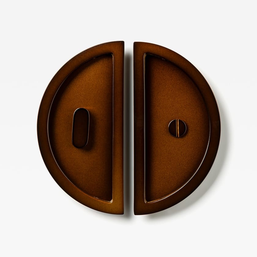 LUNA FLUSH WITH PRIVACY by Lo & Co Interiors - Maniglia ad incasso in ottone - 10