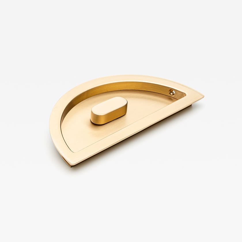 LUNA FLUSH WITH PRIVACY by Lo & Co Interiors - Maniglia ad incasso in ottone - 8