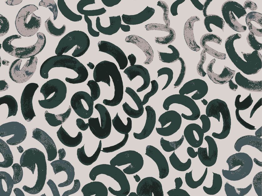 BERRIES INK Handmade fabric rug By Loloey