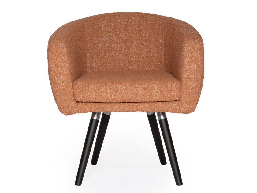 SEA SHELL Fabric easy chair with armrests By Luxy