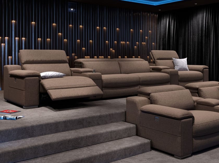 MACELLO KINO 4 seater fabric sofa By Sofanella