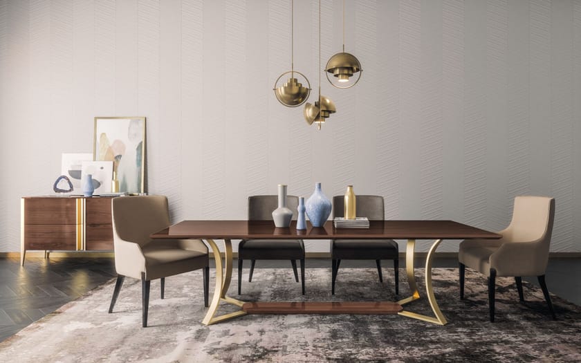 MADAME C/B by Capital Collection - Sedia imbottita in tessuto con braccioli - 8
