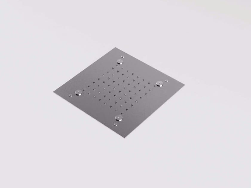 MAE by Rexa - Soffione doccia a soffitto con getto nebulizzato da incasso in acciaio inox - 2