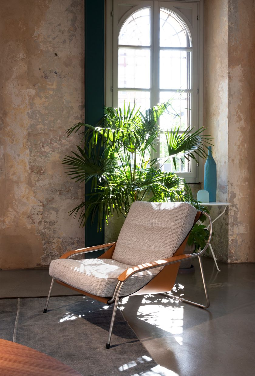 MAGGIOLINA Fabric Chaise longue Upholstered fabric Chaise longue By