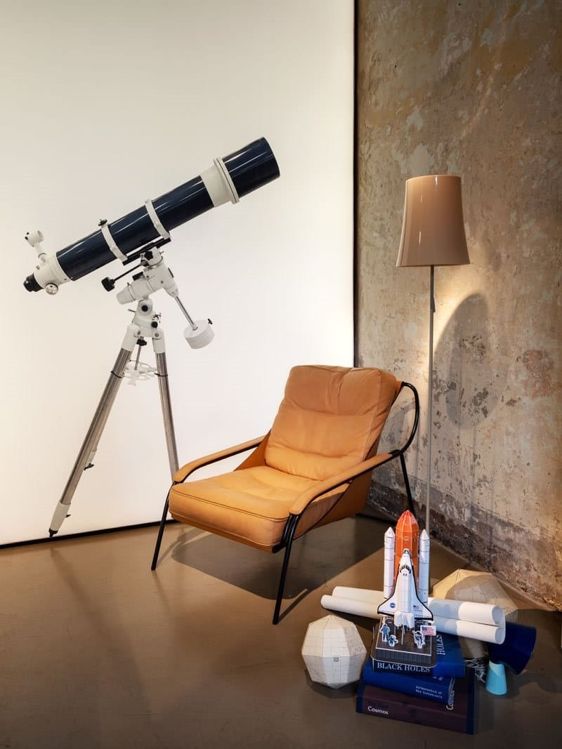 MAGGIOLINA Leather Chaise longue By Zanotta design Marco Zanuso