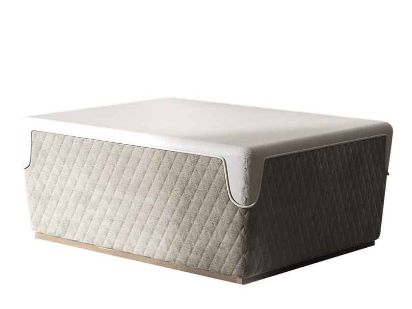 MAJESTIC, Pouf quadrato in tessuto