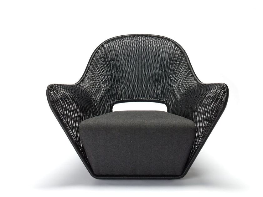 Polyethylene armchair with armrests MANTA OUTDOOR By Feelgood Designs design Henrik Pedersen