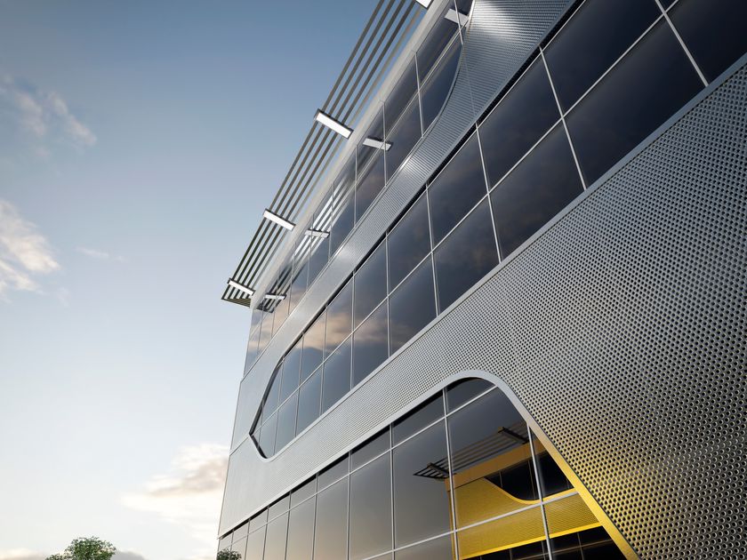 System Fur Vorhangfassade Aus Aluminium Mb Sr 50 N Hi By Drutex
