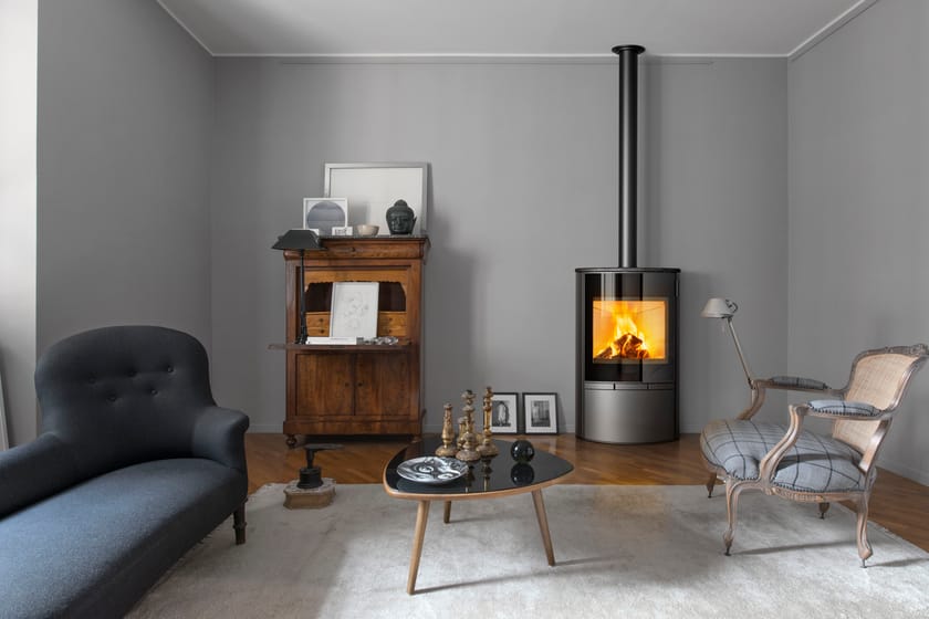 SAYA by MCZ - Stufa a legna in acciaio - 2