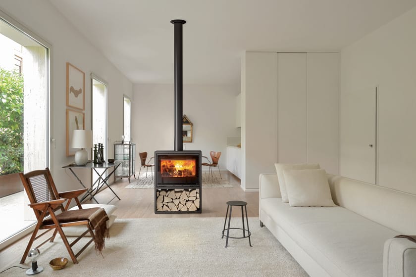 STEEL CASE by MCZ - Stufa a legna in acciaio - 2