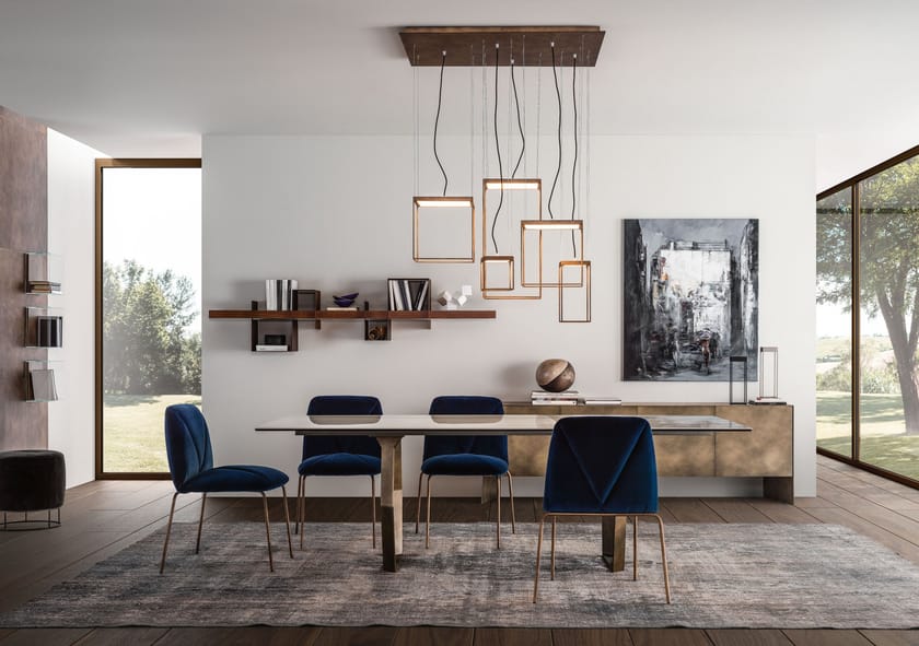 MEXA by Ronda Design - Tavolo da pranzo con base in metallo - 2