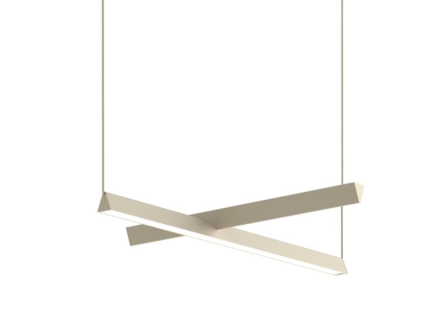 LED direct-indirect light pendant lamp MILE 01 By Lambert & Fils design ...
