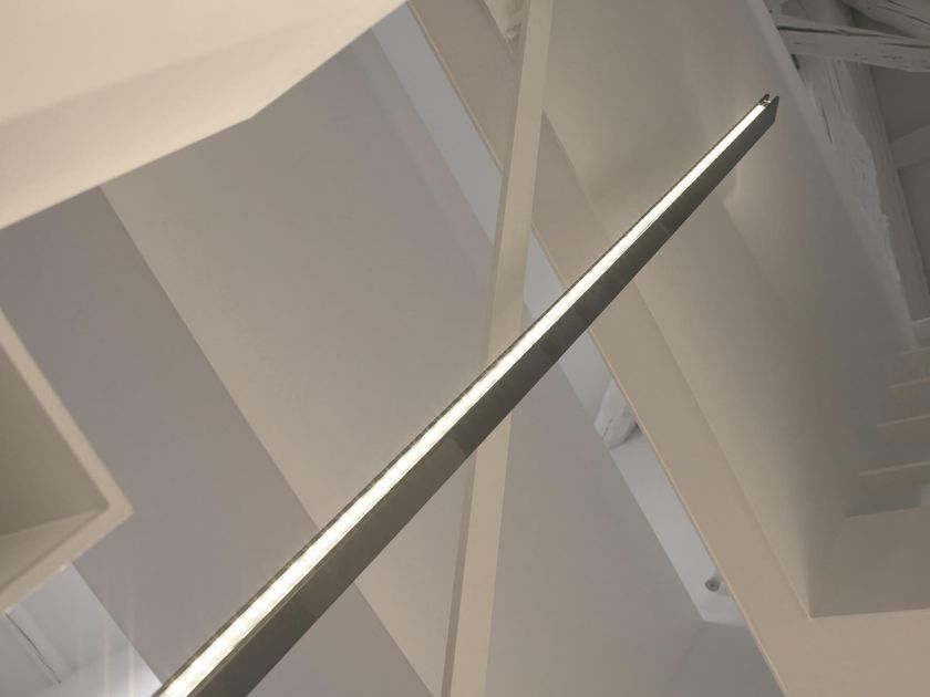 MITHRA LED aluminium floor lamp By Brillamenti | design Gianfranco Griggio