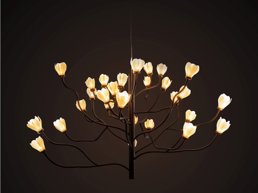 MOKUREN Pendant lamp By Lladró design Naoto Fukasawa