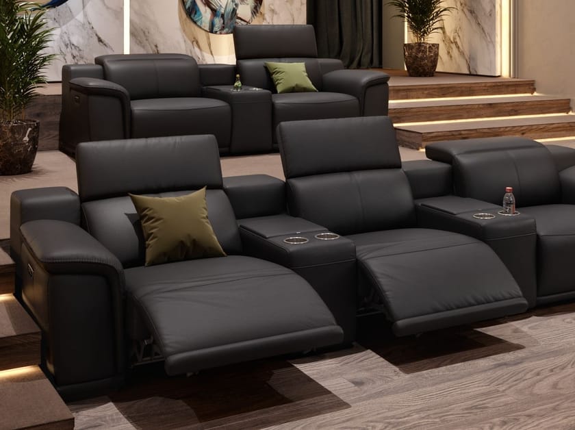 MONTEFINO KINO Sofá 2 plazas de cuero By Sofanella