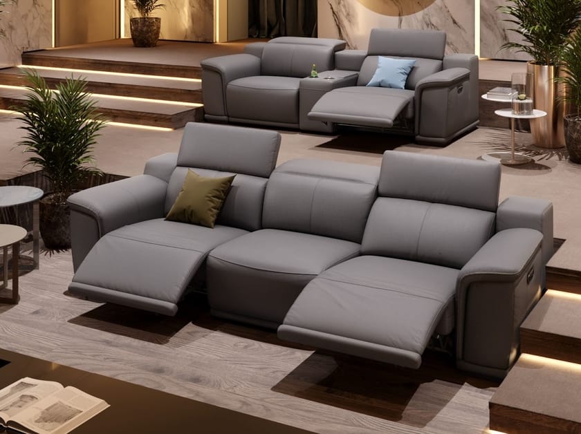 MONTEFINO KINO Sofá 2 plazas de cuero By Sofanella