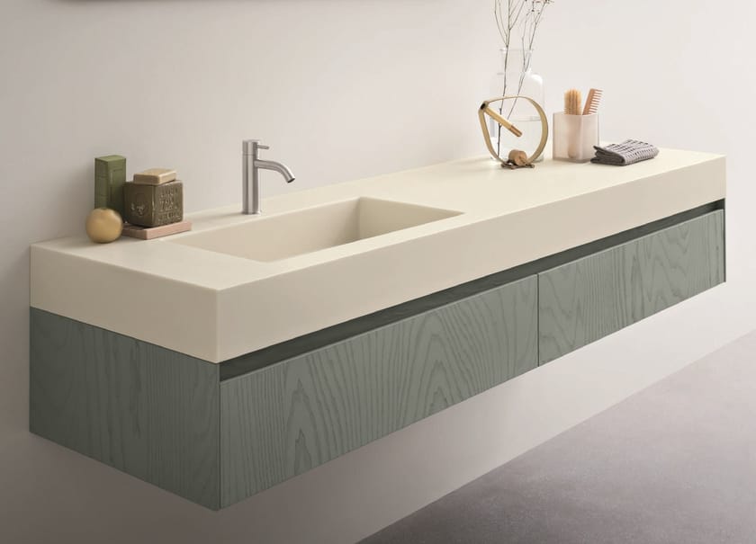 MOODE Vanity unit with drawers By Rexa Design design Monica Graffeo