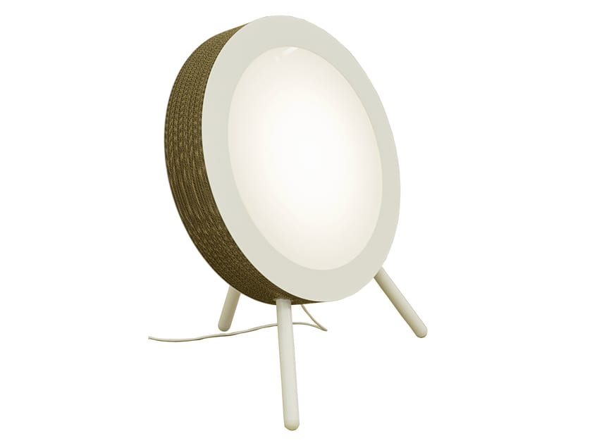 Kraft paper floor lamp MOVIE By Staygreen design Robertopamio + partners