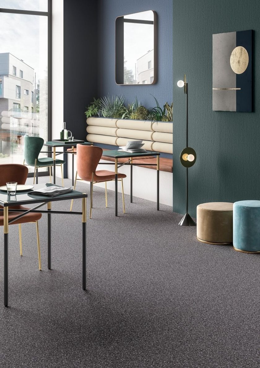 Pavimento in LVT effetto terrazzo veneziano MUDULEO 55 TILES - MYSTO ...